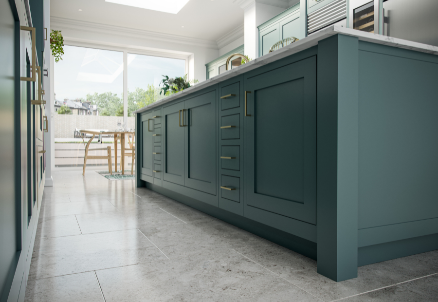 Jasper Viridian Kitchen Island