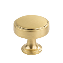 Brushed Satin Brass Knob AN-305