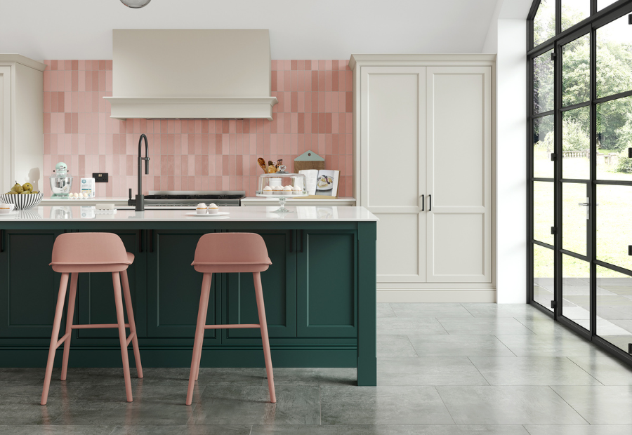 Regent Stone and Deep Forest Kitchen