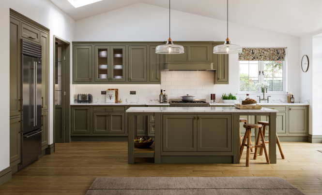 Regent Kitchen painted in Willow