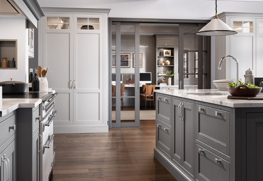 Sutton Dust Grey & Light Grey Kitchen & Home Office