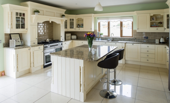 Kitchen Stori Dante Kitchen in Painted Ivory, Harpur House, Co.Dublin