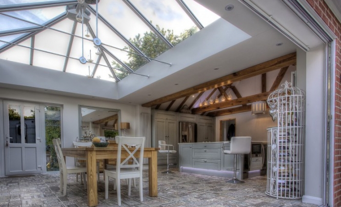 Madison Painted Kitchen By Newrooms Design, in Light Blue